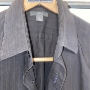 Men’s Dress Shirt - Apt. 9 (Brand), Dark Grey, Small